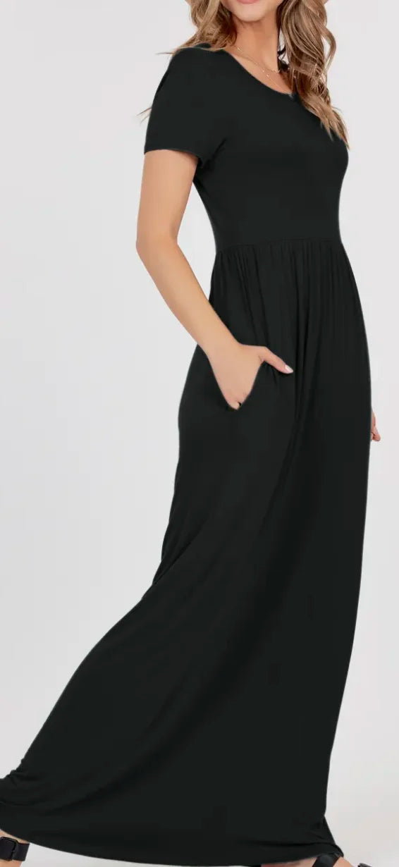 Everyday Short Sleeve Maxi Dress