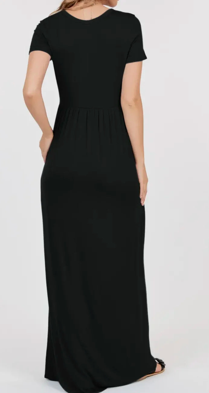 Everyday Short Sleeve Maxi Dress
