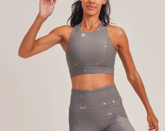 Wishing Star Foil Sports Bra