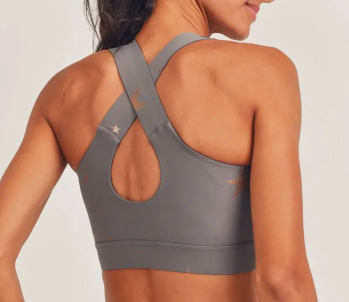 Wishing Star Foil Sports Bra