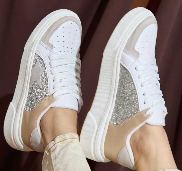 Reach For The Stars Glitter Sneakers