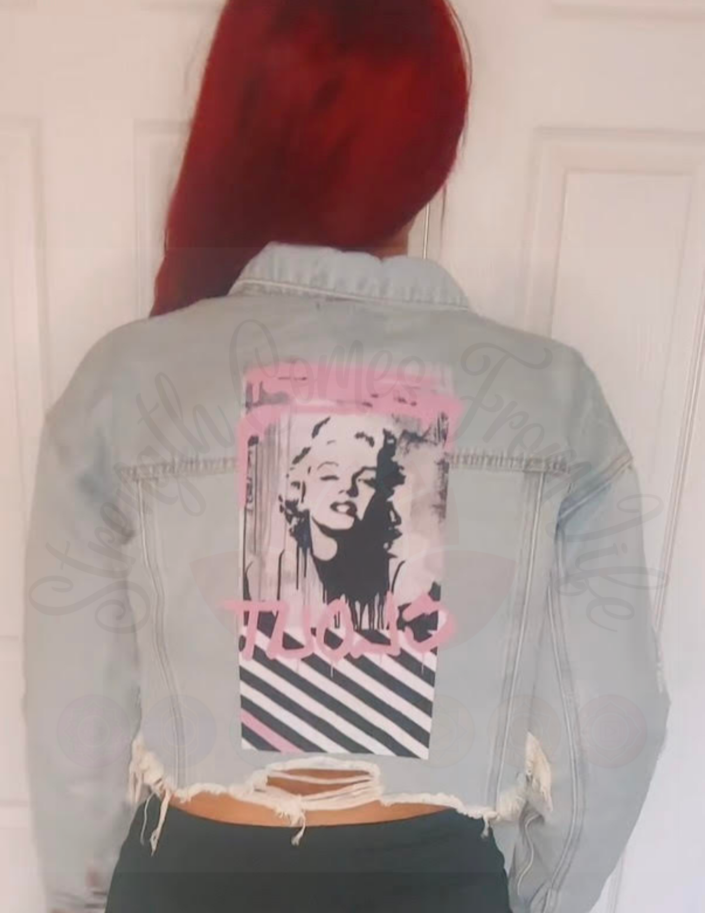 They Will Know Your Name Marilyn Monroe Denim Jacket