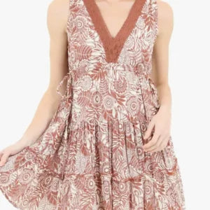 V-Neck Lace Dress