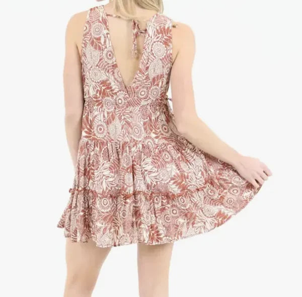 V-Neck Lace Dress