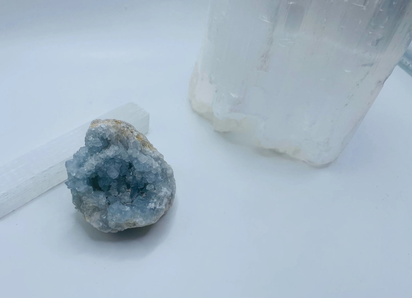 Celestite Crystal Cluster