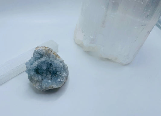 Celestite Crystal Cluster