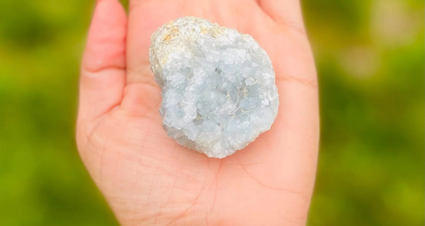 Celestite Crystal Cluster