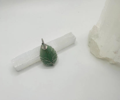 Aventurine Teardrop Pendant