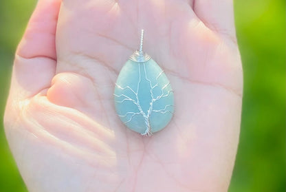 Aventurine Teardrop Pendant