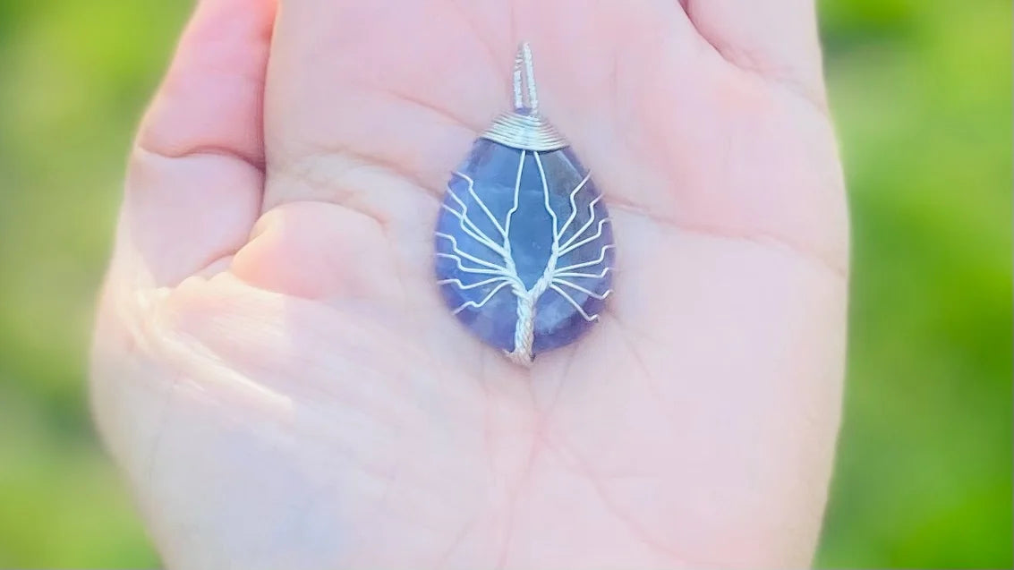 Amethyst Teardrop Pendant