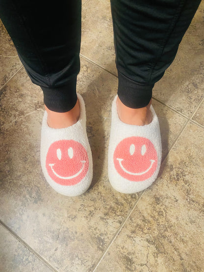 Put On Your Happy Face Slippers