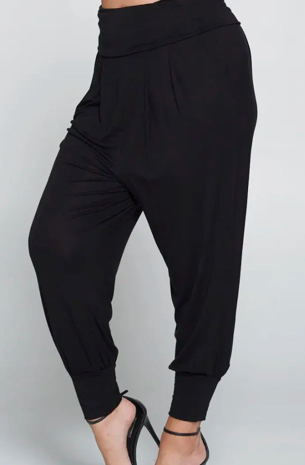 Banded Waist Harem Joggers