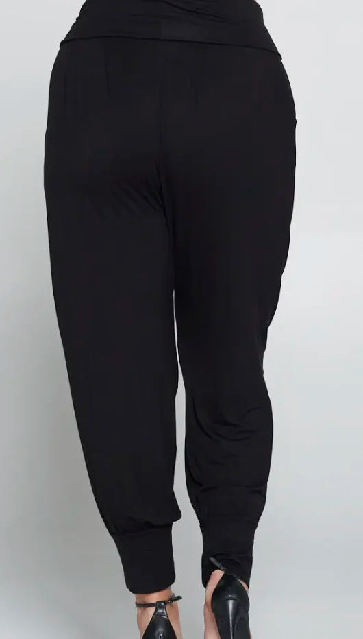 Banded Waist Harem Joggers