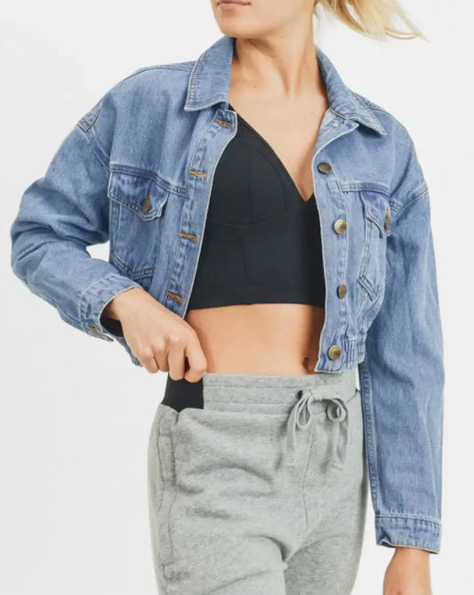 Cropped Denim Jacket