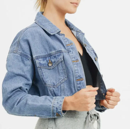 Cropped Denim Jacket