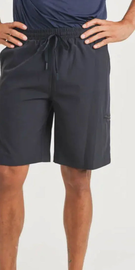 Men's Active Drawstring Shorts - Extended Sizes