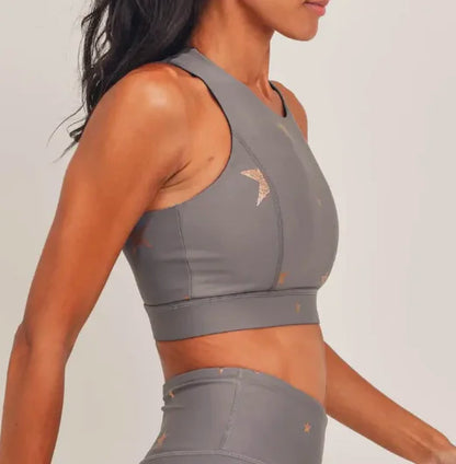 Wishing Star Foil Sports Bra