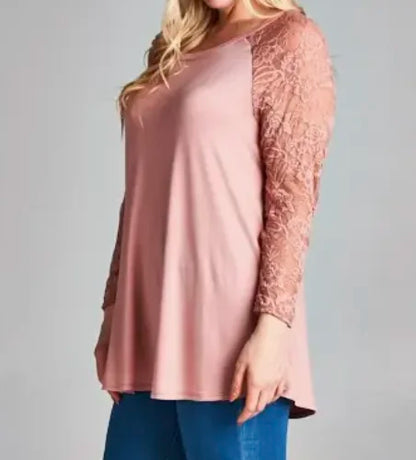 Only Prettier Lace Top - Curvy