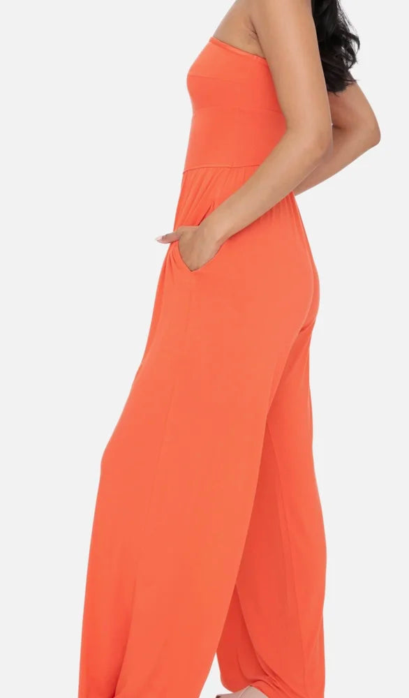 Phoenix Strapless Jumpsuit