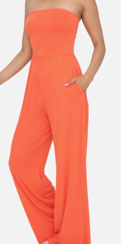 Phoenix Strapless Jumpsuit