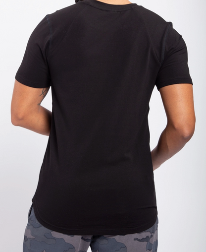 Mono B Tee With Curved Hem - Extended Sizes