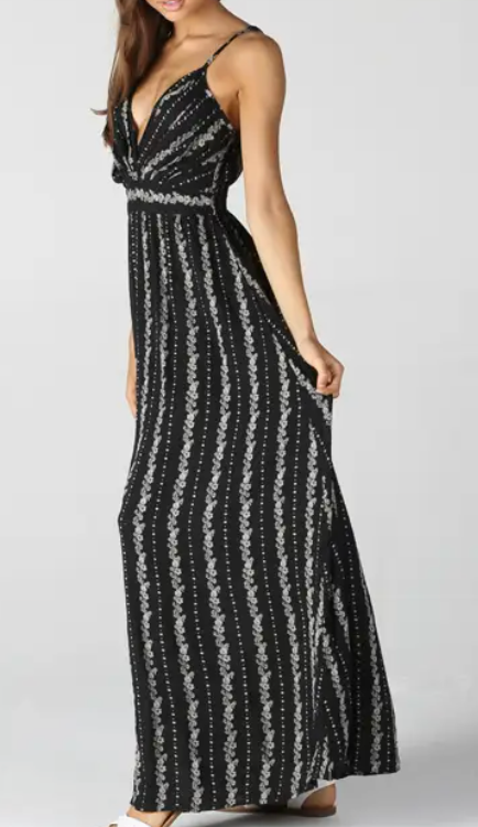 Falling For You Long Boho Maxi Dress