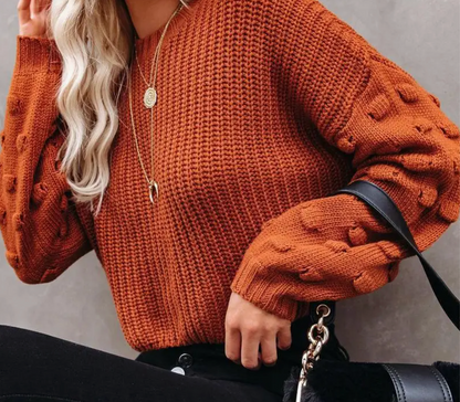 Cropped Knitted Sweater