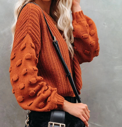 Cropped Knitted Sweater