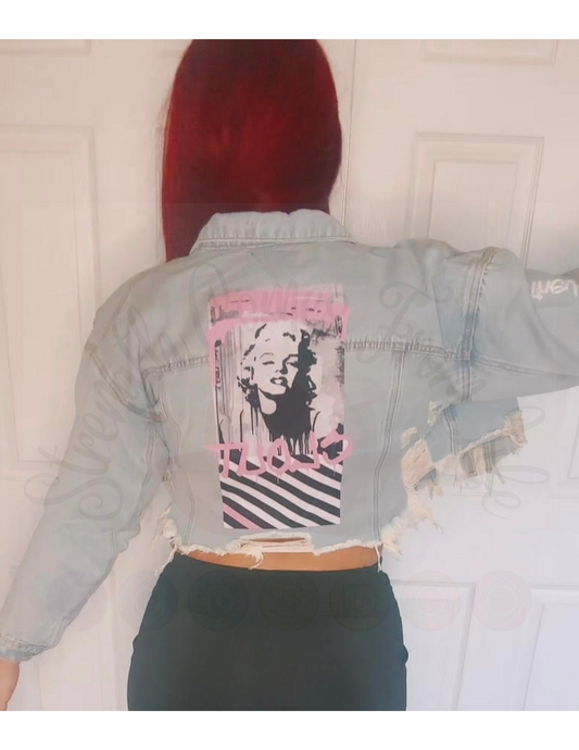 They Will Know Your Name Marilyn Monroe Denim Jacket