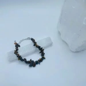 Tigers eye Crystal chip bracelet